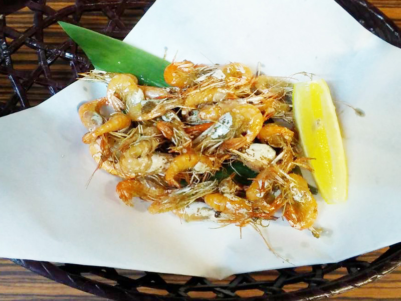 川エビ揚げ
