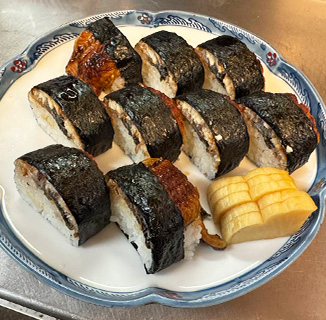 鰻の棒寿司